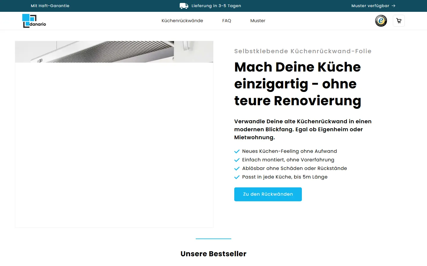 Danario ecommerce website