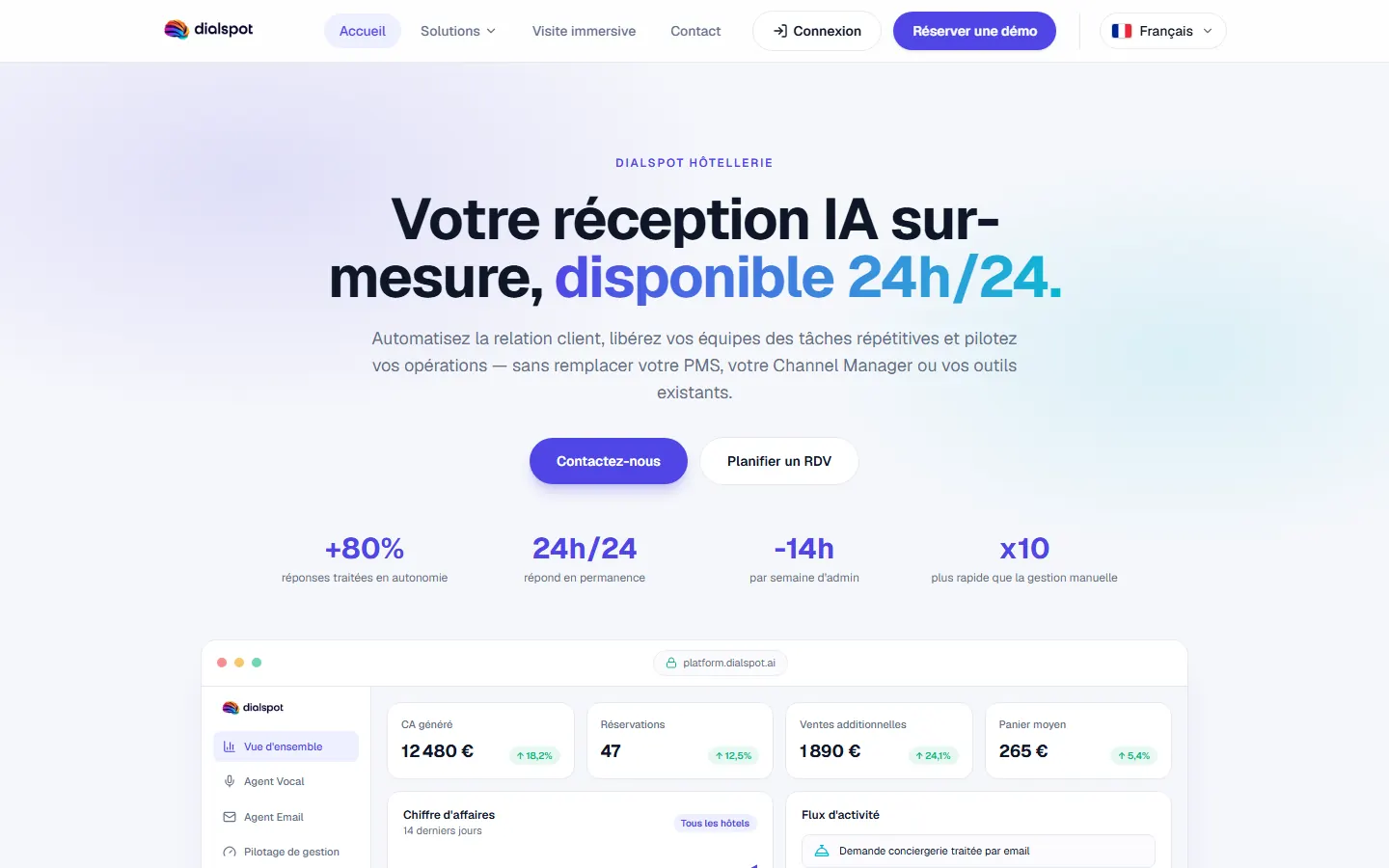Dialspot live website preview